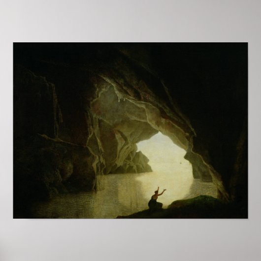 Grotto im Golf von Salernum Poster (Vorne)
