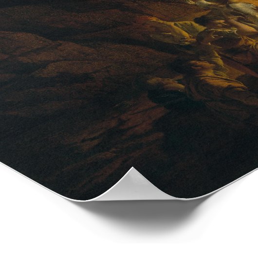 Grotto im Königreich Neapel Poster (Ecke)