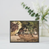 Grotto Notre Dame, Lourdes, Pyrenäen, Frankreich Postkarte (Stehend Vorderseite)