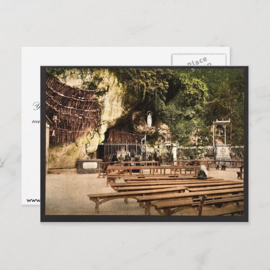 Grotto Notre Dame, Lourdes, Pyrenäen, Frankreich Postkarte