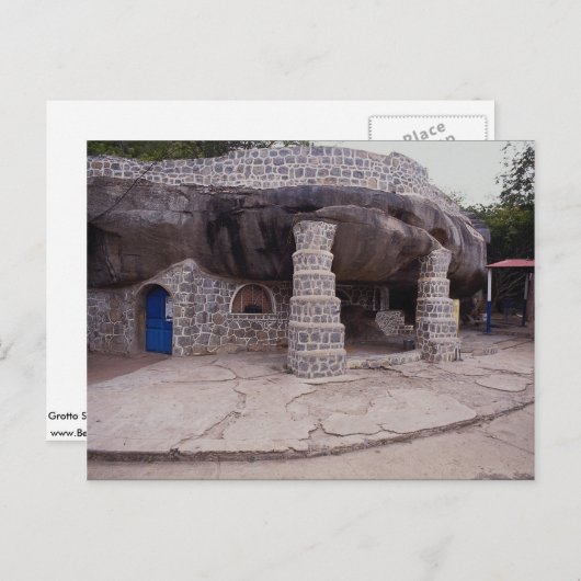 Grotto Shrine of Mariel, Besichtigung der Jungfrau Postkarte (Vorne/Hinten)