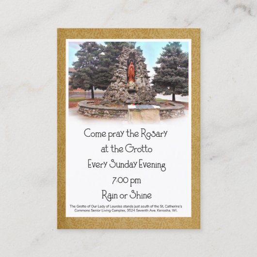 Grotto Visitenkarte (Vorderseite)