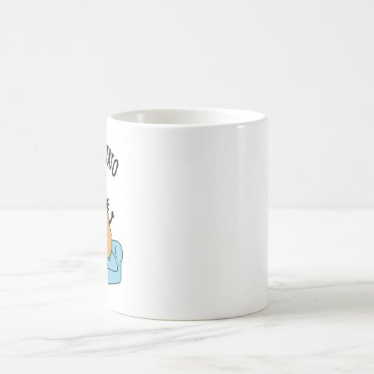 Grouch Potato Funny Veggie Puns Kaffeetasse (Mittel)