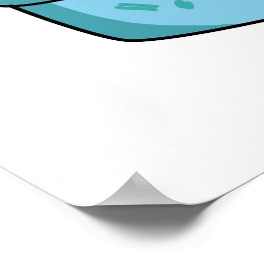 Grouch Potato Funny Veggie Puns Poster (Ecke)