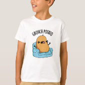 Grouch Potato Funny Veggie Puns T-Shirt (Vorderseite)
