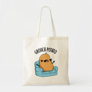 Grouch Potato Funny Veggie Puns Tragetasche