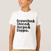 Groucho & Chico & Harpo & Zeppo T-Shirt (Vorderseite)