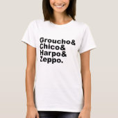 Groucho & Chico & Harpo & Zeppo T-Shirt (Vorderseite)