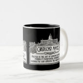 Groucho Marx auf Politik Zweifarbige Tasse (VorderseiteRechts)