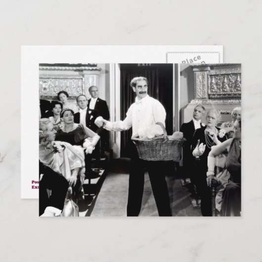 Groucho Marx Brothers Night at the Opera Postcard Postkarte (Vorne/Hinten)