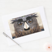 Groucho Marx Eagle Owl Rechteckiger Aufkleber (Umschlag)
