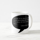 Groucho Marx Zitat-Tasse Kaffeetasse (VorderseiteRechts)