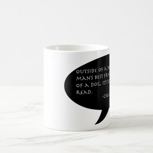 Groucho Marx Zitat-Tasse Kaffeetasse (Mittel)