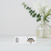 Groucho war hier mini visitenkarte (Stehend Vorderseite)