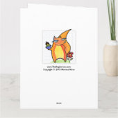 Grouchy Eichhörnchen Geburtstag Big Card Karte (Rückseite)
