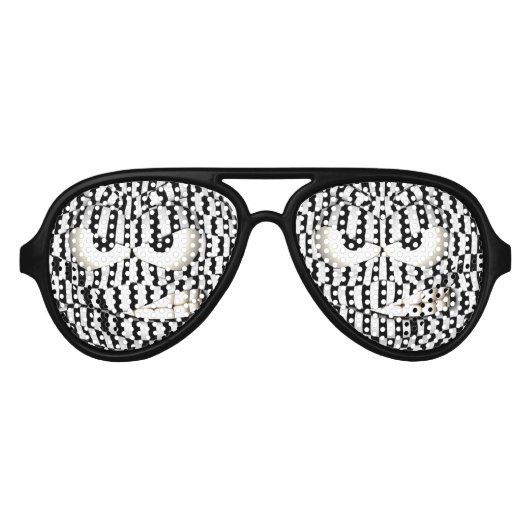 Grouchy Emoticon Sonnenbrille (Vorderseite)