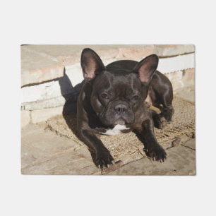 Grouchy French Bulldog Fußmatte