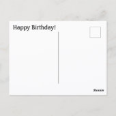 Grouchy Grumpy Cat Exotic Kurz haar Persian Postkarte (Rückseite)