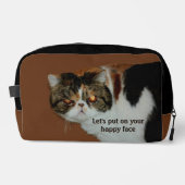 Grouchy Grumpy Cat Exotic Kurz haar Persian Waschbeutel (Vorderseite)