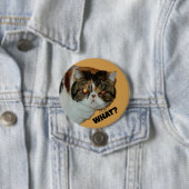 Grouchy Grumpy Cat Was? Funny Fotografy Button (Beispiel)