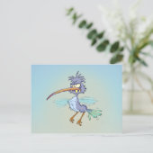 Grouchy Hummingbird Postcard Postkarte (Stehend Vorderseite)