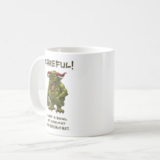 Grouchy Kobold-Tasse Kaffeetasse (Vorderseite Links)