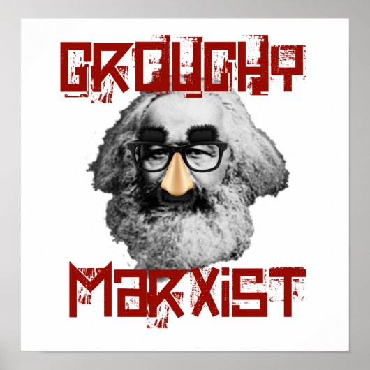 Grouchy Marxist Poster (Vorne)