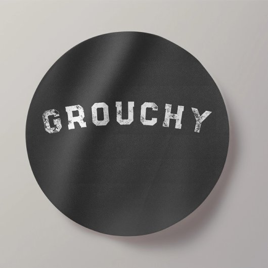 Grouchy Mood Funny Quote Sticker