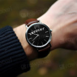 Grouchy Mood Funny Quote Watch Armbanduhr<br><div class="desc">Stay on time and on vibe with this Grouchy Mood watch. Featuring a bold minimalist design and a funny quote that speaks your truth,  it’s the perfect blend of attitude and style. Great gift for anyone who wears their mood with pride.</div>