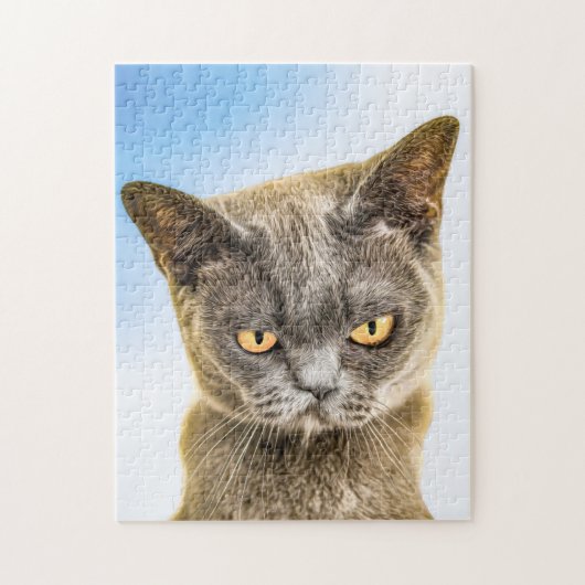 GROUCHY NIEDLICH KITTY CAT ART JIGSAW PUZZLE (Vertikal)