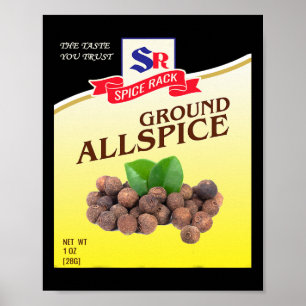 Ground Allspice Halloween Kostüm Einzigartige Fun  Poster