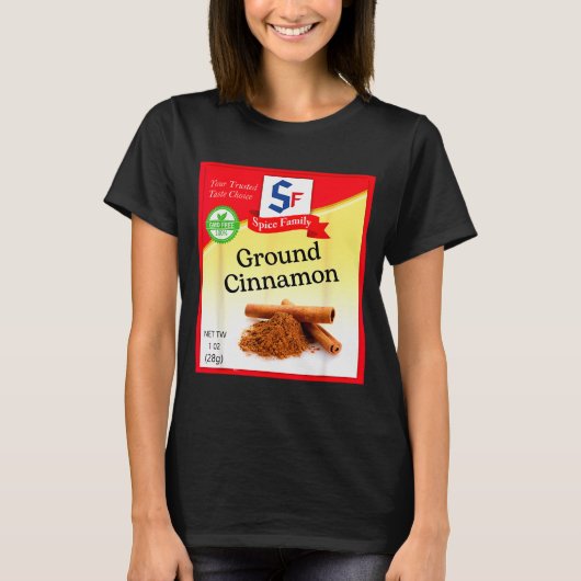 Ground Cinnamon Condiment Holiday Sce Group Costum T-Shirt (Vorderseite)