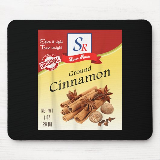 Ground Cinnamon Sce Condiment Costume Holiday Sce Mousepad (Vorne)