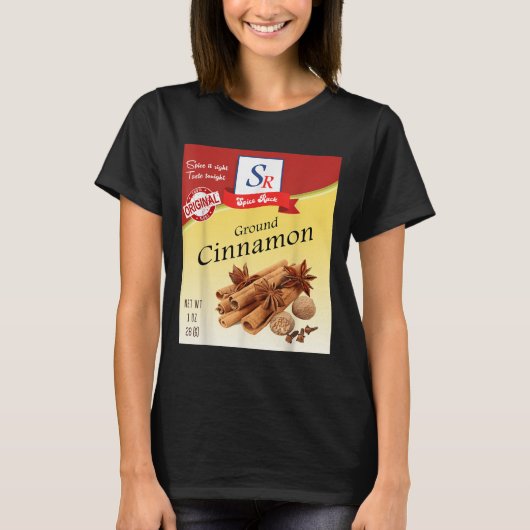 Ground Cinnamon Sce Condiment Costume Holiday Sce T-Shirt (Vorderseite)