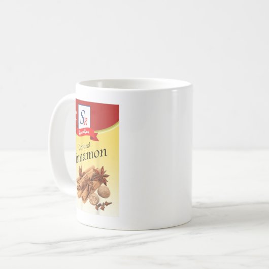 Ground Cinnamon Sce Konditorei Kostüm Kaffeetasse (Vorderseite Links)