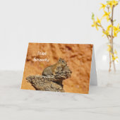 Ground Eichhörnchen 2 Sympathiekarte Karte (Gelbe Blume)