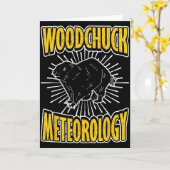 Ground Hog Woodchuck Meteorology _1  Karte (Gelbe Blume)