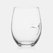 Ground Minimalistisch Weinglas Ohne Stiel (Rechts)