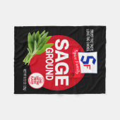 Ground Sage Halloween Sce Costume Group Matching Fleecedecke (Vorderseite (Horizontal))