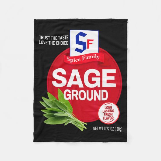 Ground Sage Halloween Sce Costume Group Matching Fleecedecke (Vorderseite)