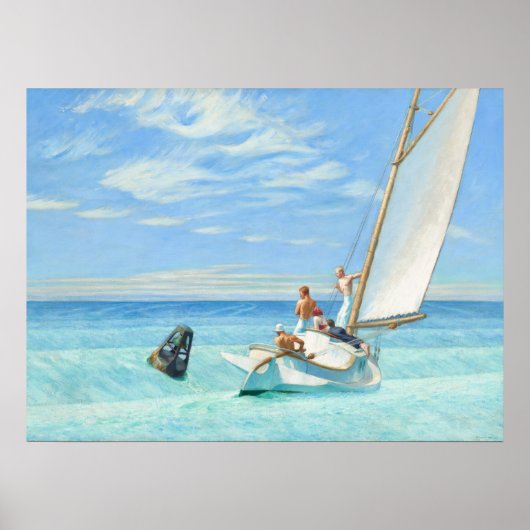 Ground Swell - Edward Hopper Fine Art Poster (Vorne)