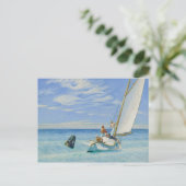 Ground Swell Postkarte (Stehend Vorderseite)