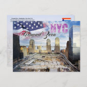 Ground Zero, Manhattan, New York City Postkarte (Vorne/Hinten)