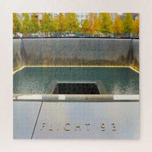 Ground Zero Wasserfeature New York Puzzle (Vertikal)