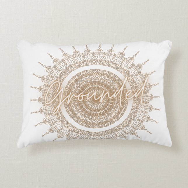 Grounded Mandala Pillow Dekokissen (Vorderseite)