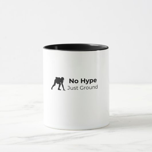 Grounded New Year – Minimalist Motivation Mug card Tasse (Zentrum)