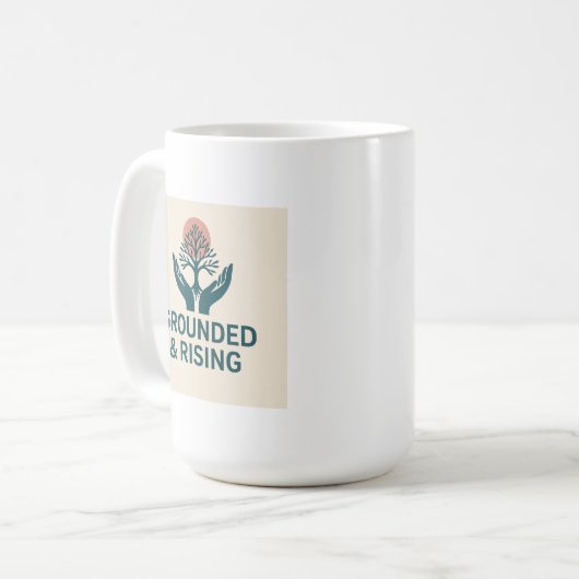 Grounded & Rising  Kaffeetasse (Vorderseite Links)