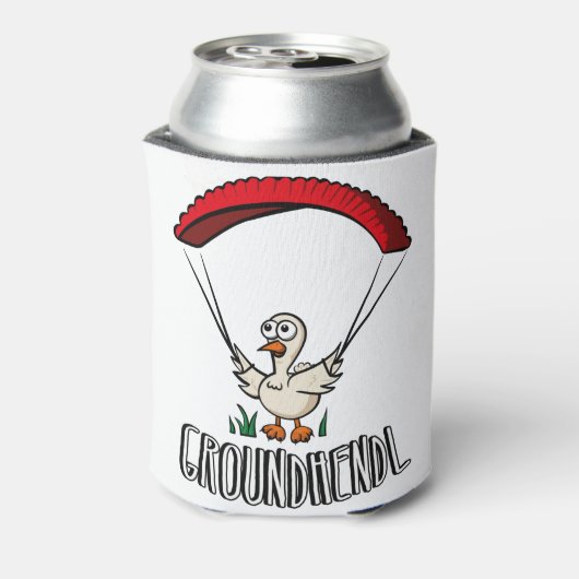 Groundhendl Groundhandling Hendl Paragliding Dosenkühler (Kanne Rückseite)
