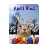 Groundhog April Narr Day Magnet (Vertikal)