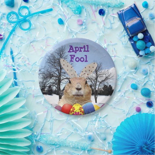 Groundhog April Narr Day Pappteller (Party)